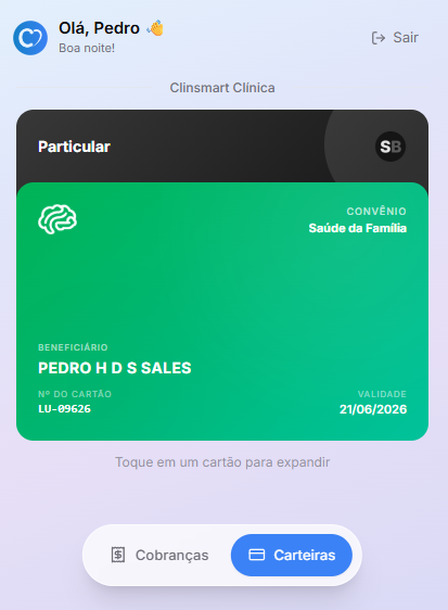 Carteira Digital do Paciente Clinsmart
